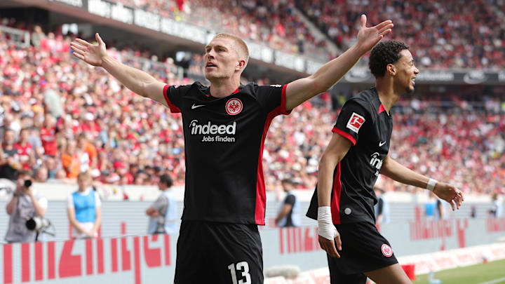 Rasmus Kristensen im Frankfurt-Trikot. Beinah wäre er nie zur Eintracht gewechselt. Rasmus Kristensen im Frankfurt-Trikot. Beinah wäre er nie zur Eintracht gewechselt.