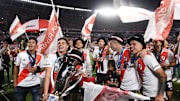 River Plate v Racing Club - Torneo Liga Profesional 2021 - River festeja el título.