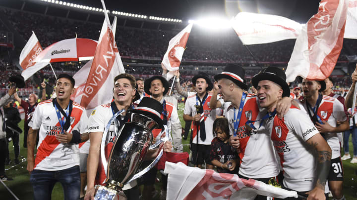 River Plate v Racing Club - Torneo Liga Profesional 2021 - River festeja el título.