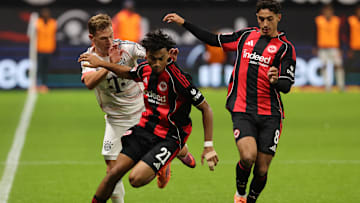 Joshua Kimmich im Einsatz gegen Eintracht Frankfurt 