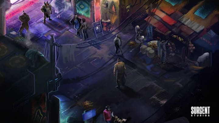 A top down view of isometric RPG Project Uso