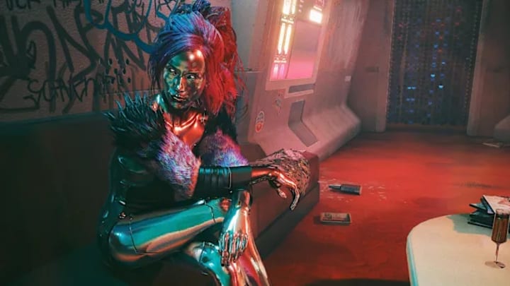 Grimes as Lizzy Wizzy in Cyberpunk 2077