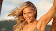 Camille Kostek was photographed by Derek Kettela in St. Croix. 