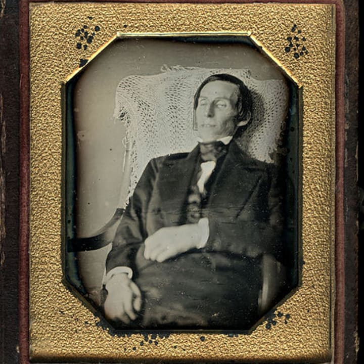 Sixth-plate daguerreotype, circa 1848.