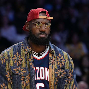 Los Angeles Lakers forward LeBron James.