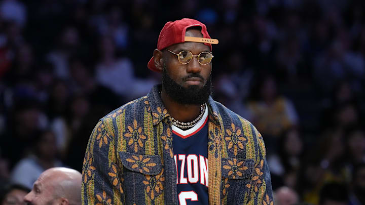 Los Angeles Lakers forward LeBron James.