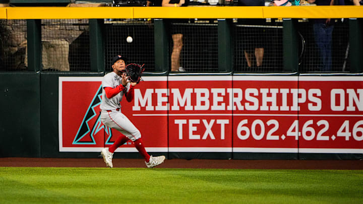 Boston Red Sox outfielder Ceddanne Rafaela.