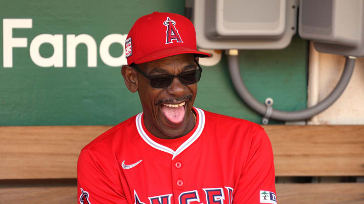 Los Angeles Angels manager Ron Washington spent the previous-seven seasons with the Atlanta Braves.