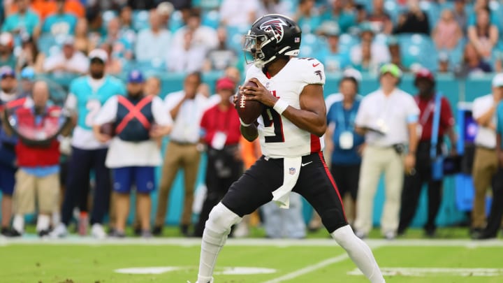 Atlanta Falcons quarterback Michael Penix Jr. completed 9-of-16 passes in his preseason debut against the Miami Dolphins.