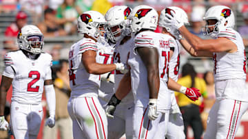 Oct 1, 2023; Santa Clara, California, USA; Arizona Cardinals wide receiver Michael Wilson (14)