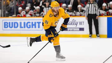 Nashville Predators center Jonathan Marchessault (81). Mandatory Credit: Steve Roberts-Imagn Images