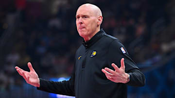 Indiana Pacers head coach Rick Carlisle during a game against the Cleveland Cavaliers.