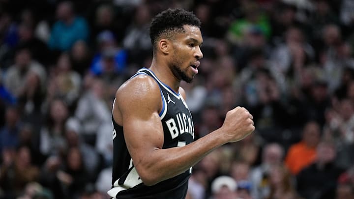 Milwaukee Bucks forward Giannis Antetokounmpo.