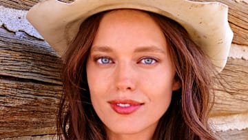 Emily DiDonato was photographed by Ruven Afanador in Saratoga, Wyo. 