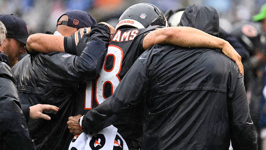 Chicago Bears quarterback Caleb Williams