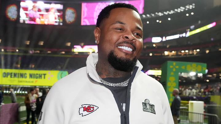 Atlanta Falcons offensive tackle Jawaan Taylor 