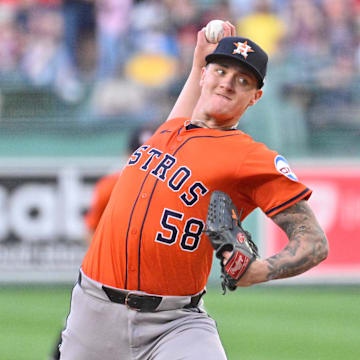 The Houston Astros are 14-8 when starting pitcher Hunter Brown is on the mound this season.