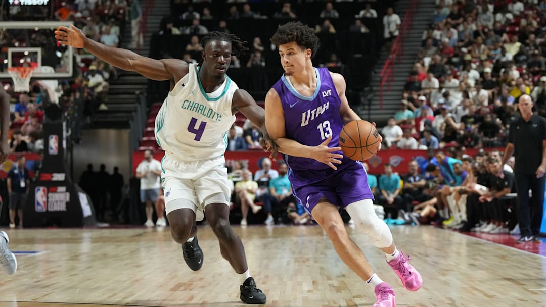2025 NBA Summer League - Utah Jazz v Charlotte Hornets