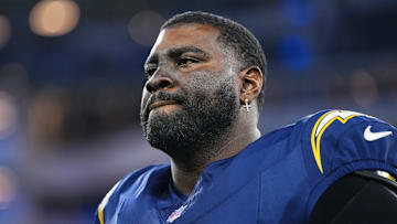 Former New York Jets offensive lineman Mekhi Becton