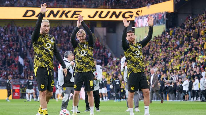 Niklas Süle, Julian Brandt und Salih Özcan liefen das letzte Mal vor heimischer Kulisse in Dortmund auf Niklas Süle, Julian Brandt und Salih Özcan liefen das letzte Mal vor heimischer Kulisse in Dortmund auf