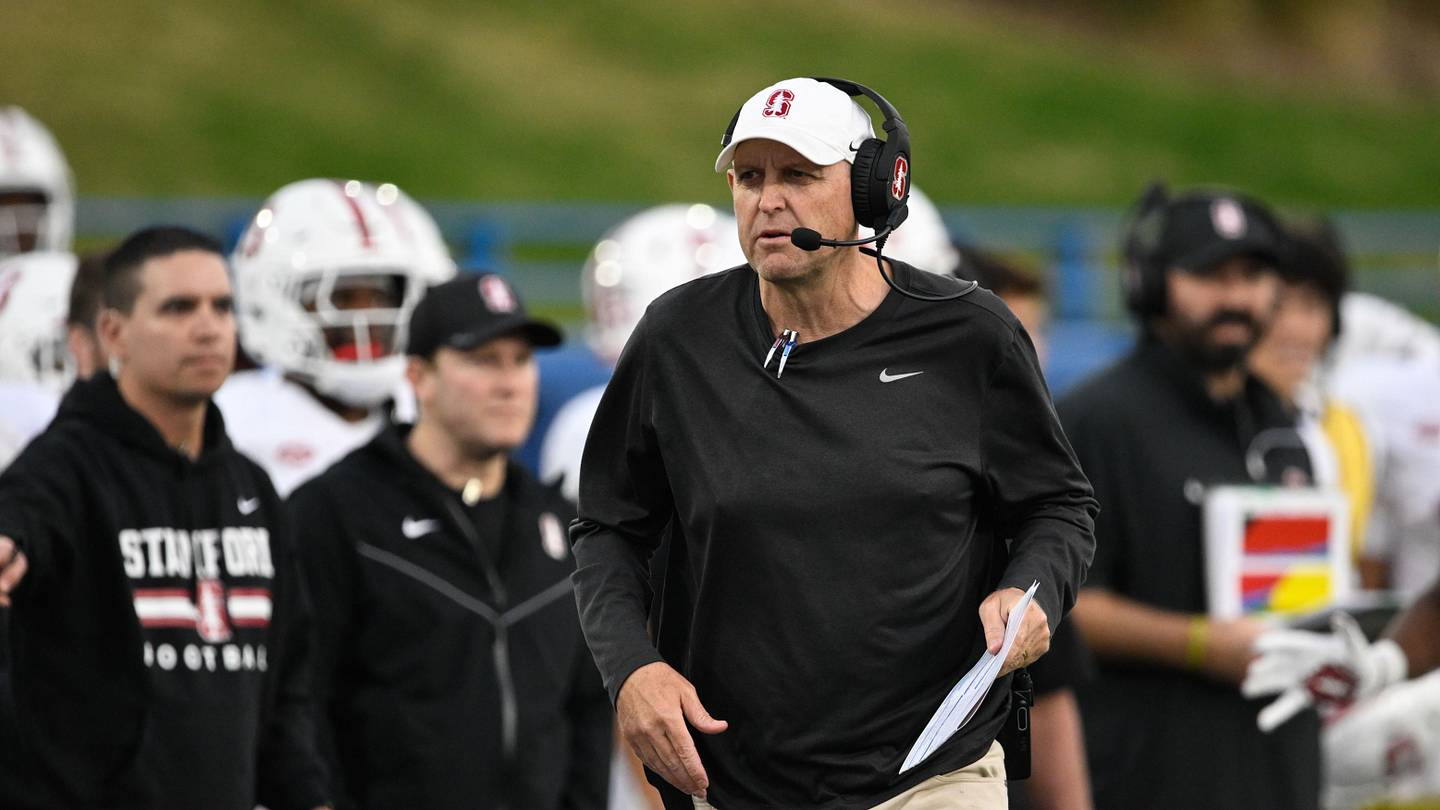 Stanford football fires head football coach