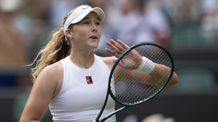 Mirra Andreeva is set as a significant favorite against Hailey Baptiste in the third round at Wimbledon.