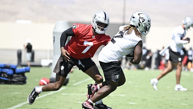 Geno Smith and Ashton Jeanty