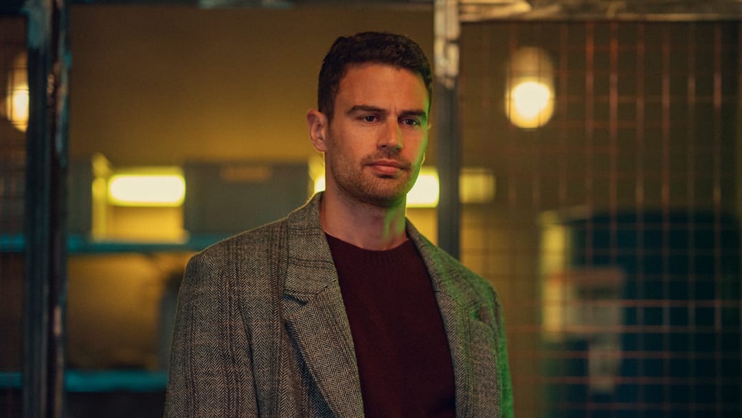 Theo James in The Gentlemen on Netflix Theo James in The Gentlemen on Netflix