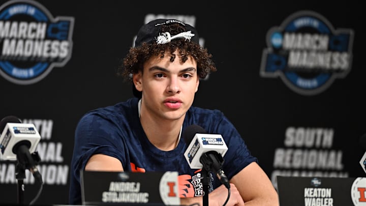 Illinois Fighting Illini guard, Keaton Wagler 