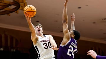 Dallin Hall Goes to the Rim against Northwestern.