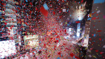 New Year's Eve in Times Square in New York City