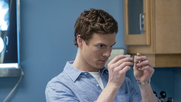 Patrick Gibson as Dexter Morgan in Dexter: Original Sin, Photo Credit: Patrick Wymore/Paramount+ with Showtime.