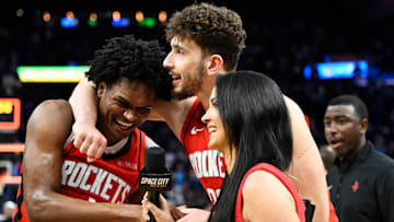 The Houston Rockets love Amen Thompson and Alperen Sengun