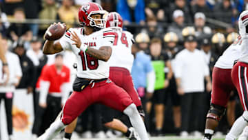 Nov 9, 2024; Nashville, Tennessee, USA;  South Carolina Gamecocks quarterback LaNorris Sellers (16) passes the ball against the Vanderbilt Commodores during the first half at FirstBank Stadium. Mandatory Credit: Steve Roberts-Imagn Images