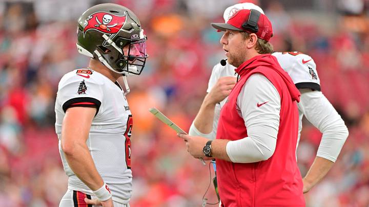 Former Tampa Bay Buccaneers OC Liam Coen reportedly told Baker Mayfield he was returning before taking another job.