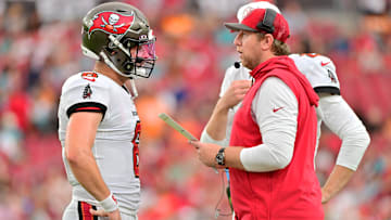 Former Tampa Bay Buccaneers offensive coordinator Liam Coen set the record straight about coaching Baker Mayfield.