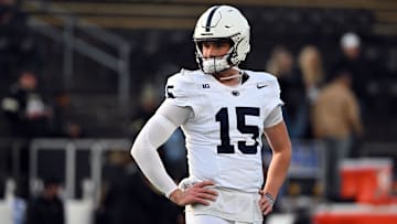 Penn State Nittany Lions quarterback Drew Allar (15)