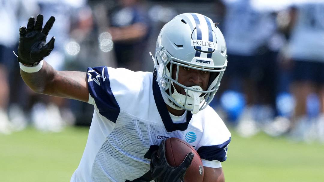 Dallas Cowboys receiver Traeshon Holden 