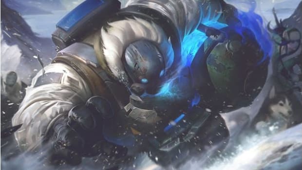 Splash art for the Arctic Ops Gragas skin