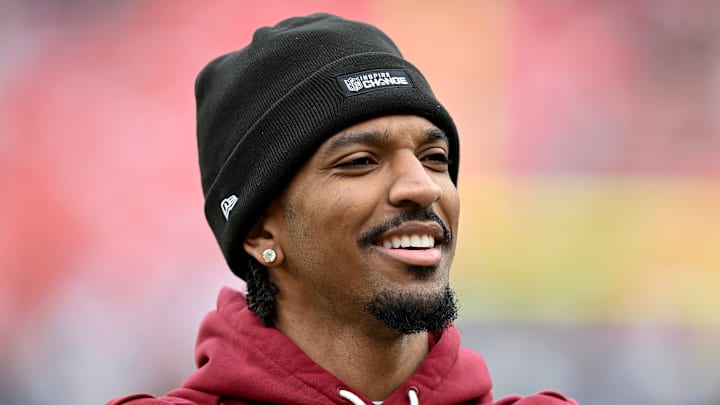 Washington Commanders quarterback Jayden Daniels