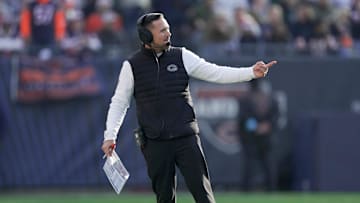 Green Bay Packers head coach Matt LaFleur is shown during the fourth quarter of their game Sunday, November 17, 2024 at Solider Field in Chicago, Illinois. The Green Bay Packers beat the Chicago Bears 20-19.