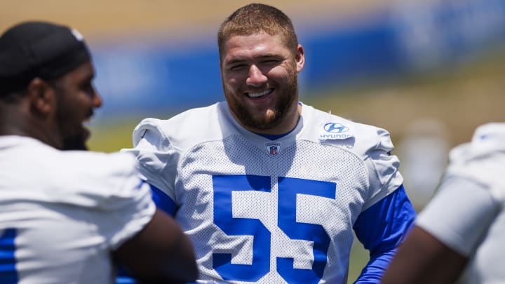 Los Angeles Rams OTA Offseason Workout, Braden Fiske