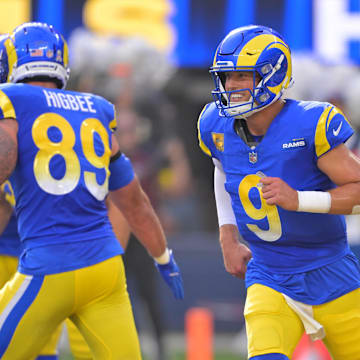 The Los Angeles Rams and quarterback Matthew Stafford are favored in Week 10.