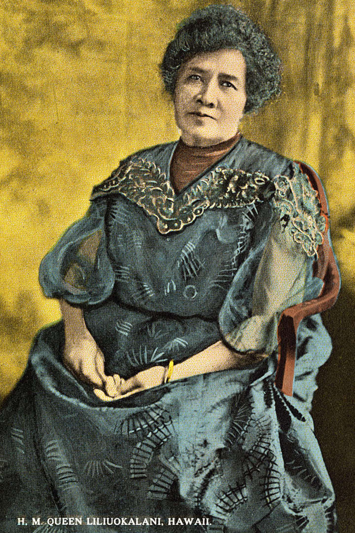 Postcard of Queen Liliuokalani