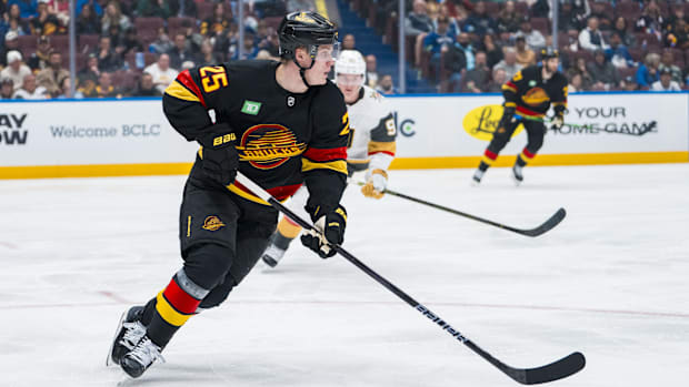 Vancouver Canucks forward Elias Pettersson