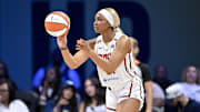 Washington Mystics forward Kiki Iriafen is a solid prop target on July 15. 