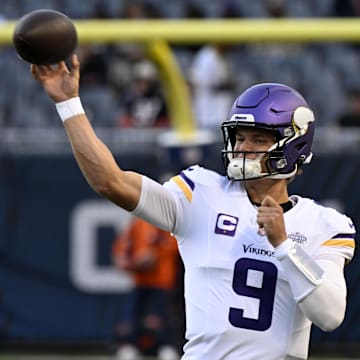 Minnesota Vikings quarterback J.J. McCarthy.