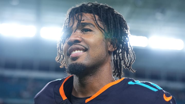 Miami Dolphins wide receiver Jaylen Waddle 