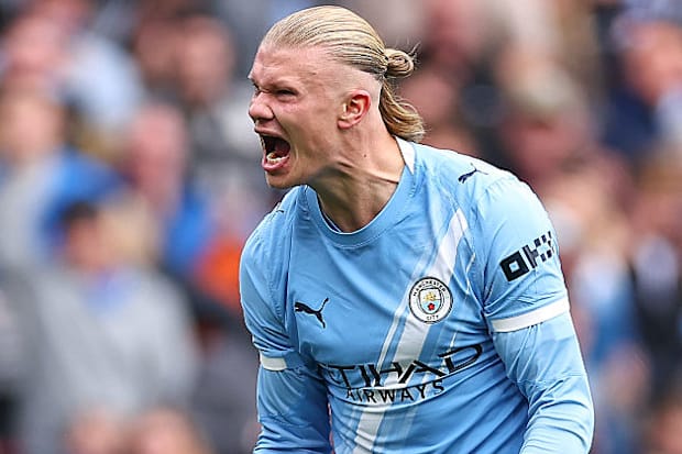 Man City striker Erling Haaland