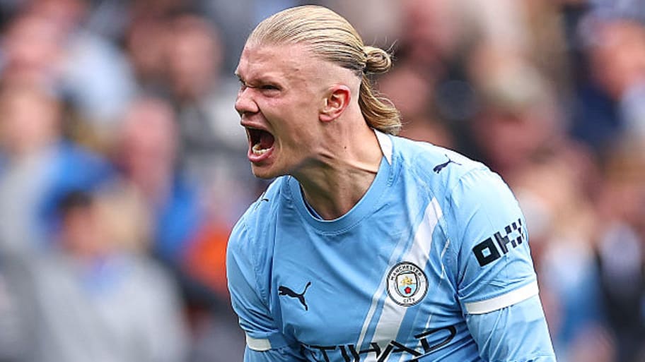 Man City striker Erling Haaland